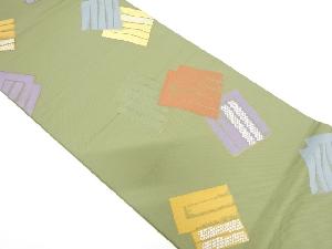 源氏香散らし模様織り出し袋帯